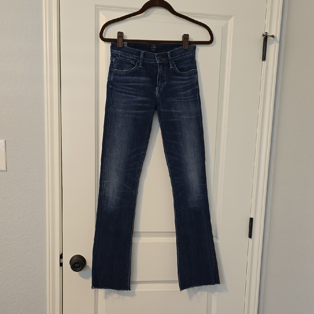 Citizens Of Humanity Dark Blue Emannuelle Slim Boot Cut Jeans Size 24
